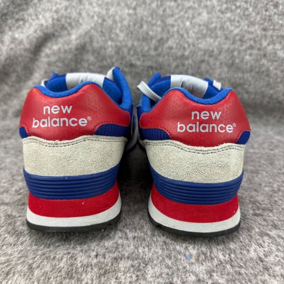 ✅Mens 9.5 2E New Balance 515 Sneakers Blue/Red Lightweight Running/Walking Shoes - Picture 8 of 13